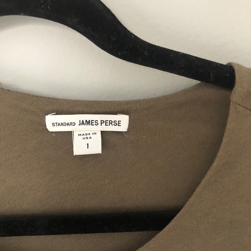 James Perse Olive Form Fitting Dress